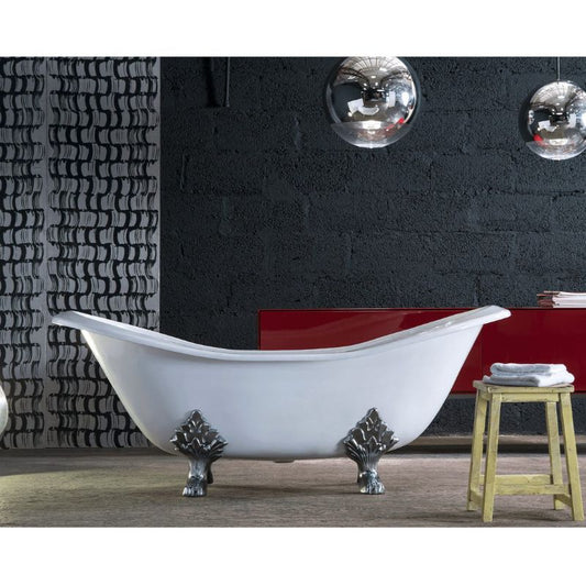 Arroll Villandry Cast Iron Double Slipper Bath with Lion’s Paw Feet