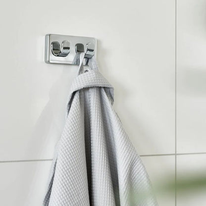 Smedbo ICE Double Towel Hook Brass Wall Hook | 1 Colour, 1 Size