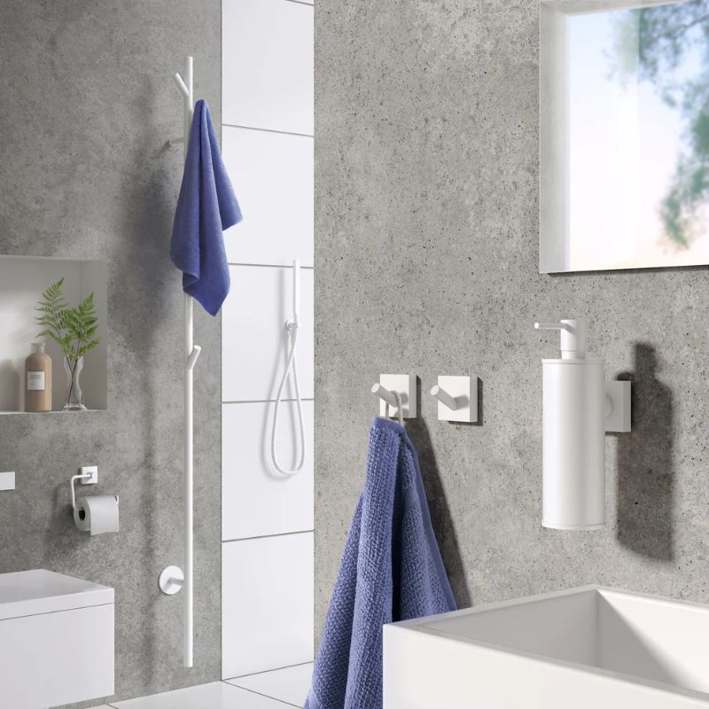 Smedbo HOUSE Towel Hook Matte Black Brass Wall Hook | 1 Colour, 1 Size