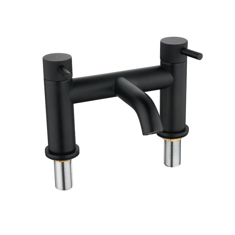 Tailored Bathrooms Redondo Bath Filler Tap Knurled Handle, 0.3–5 Bar