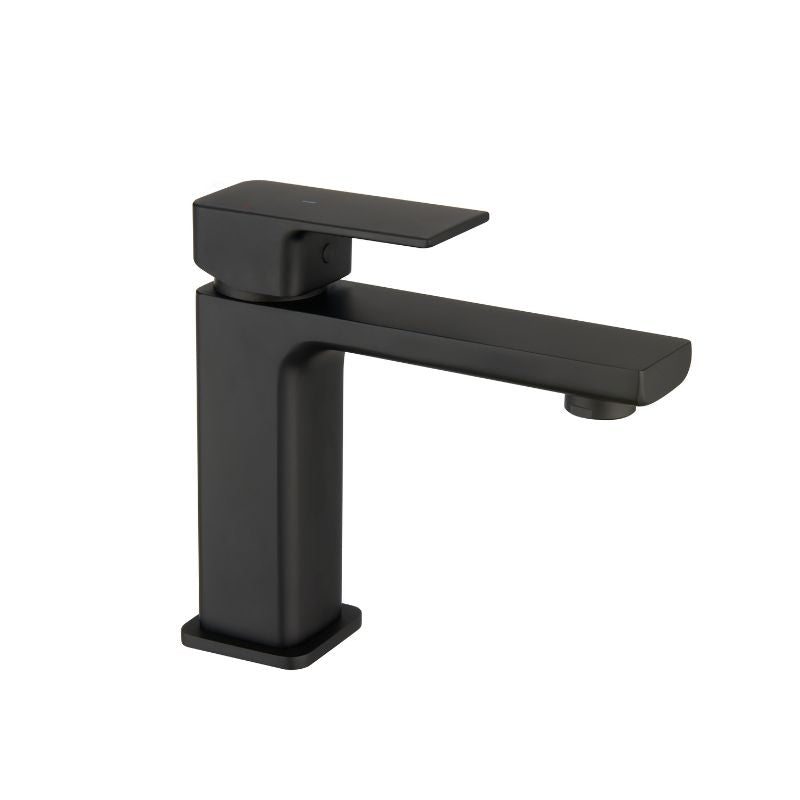 TB Quadrado Basin Mixer Tap ECO Cold Start Waste Included | 4 Colours