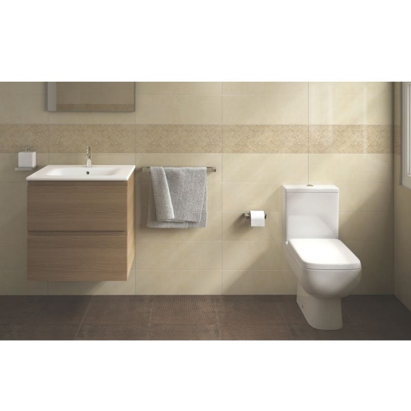 RAK Series 600 Dual Flush Close Coupled Toilet Soft Close | 1 Colour
