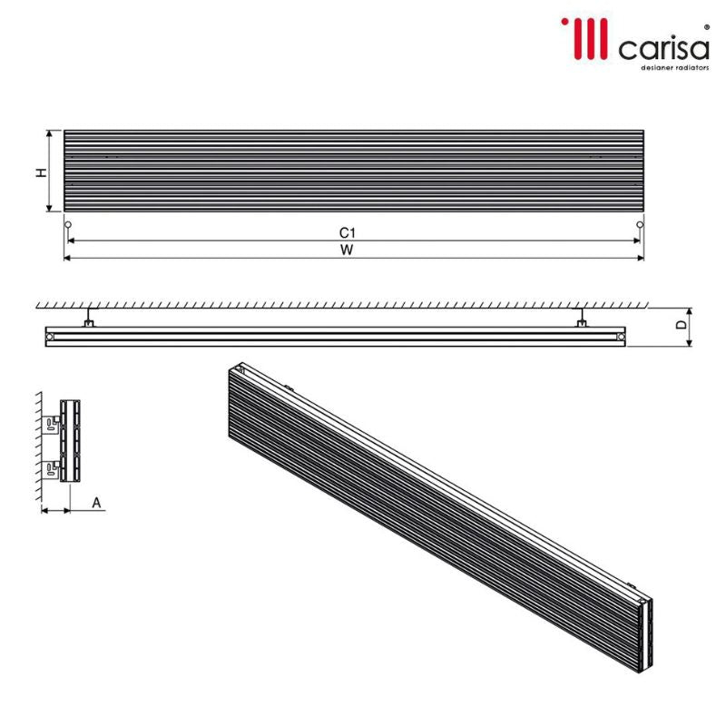 Carisa Nemo XL Double Designer Radiator