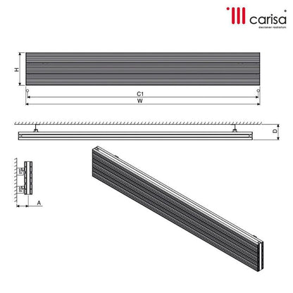 Carisa Nemo XL Double Designer Radiator