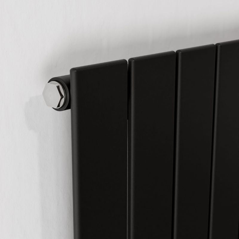 Eucotherm Mars Vertical Flat Panel Radiators Texture Black