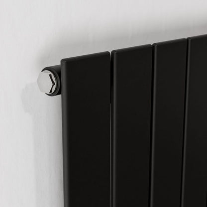 Eucotherm Mars Vertical Flat Panel Radiators Texture Black