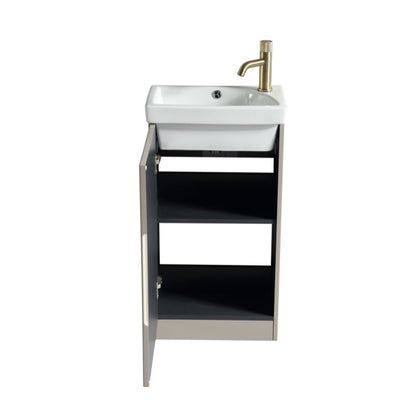 Tailored Bathrooms Flauto Mini 450mm F/S Cloakroom Vanity & Basin