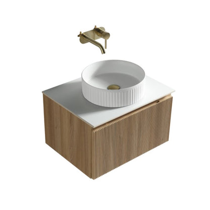 TB Flauto 600mm Wall Hung Vanity w. Sintered Stone Counter Top