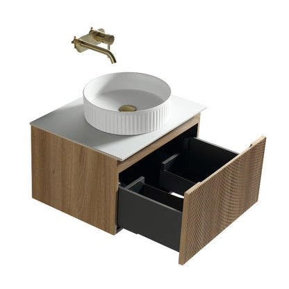 TB Flauto 600mm Wall Hung Vanity w. Sintered Stone Counter Top