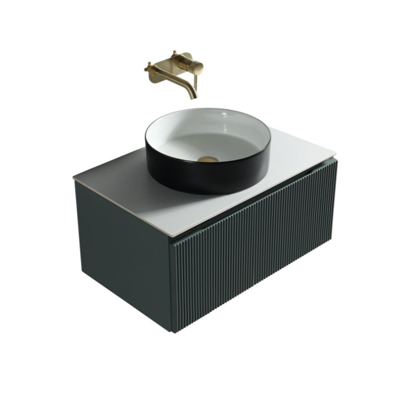 TB Flauto 600mm Wall Hung Vanity w. Sintered Stone Counter Top