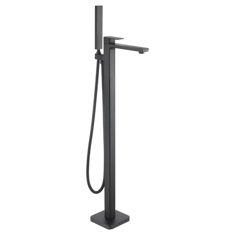 TB+ Quadrado Square Freestanding Bath Tap with Shower Mixer