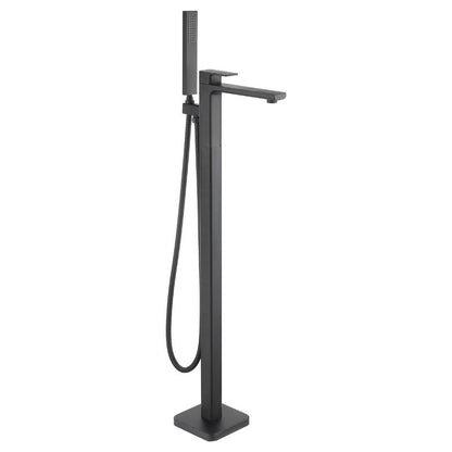 TB+ Quadrado Square Freestanding Bath Tap with Shower Mixer