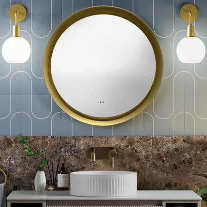 TB Orla LED Mirror w demist & Colour Change | 2 Size, 2 Colours