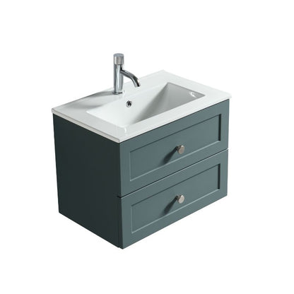Tailored Bathrooms Bakewell 600mm Wall Hung Vanity & Basin