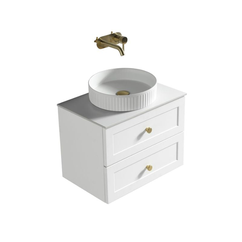 Tailored Bathrooms Bakewell 600mm Wall Hung Vanity & Basin