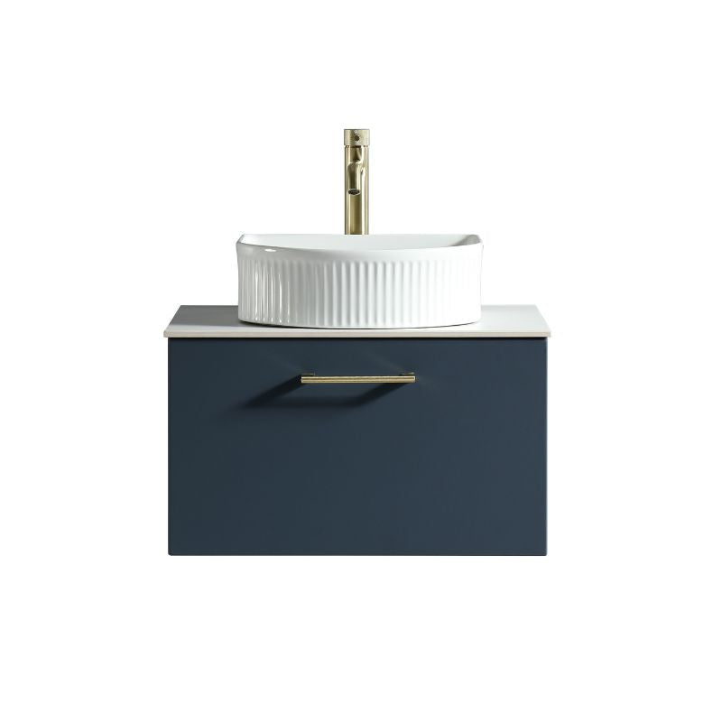 TB Piatta 600mm Wall Hung Vanity w. Sintered Stone Counter Top
