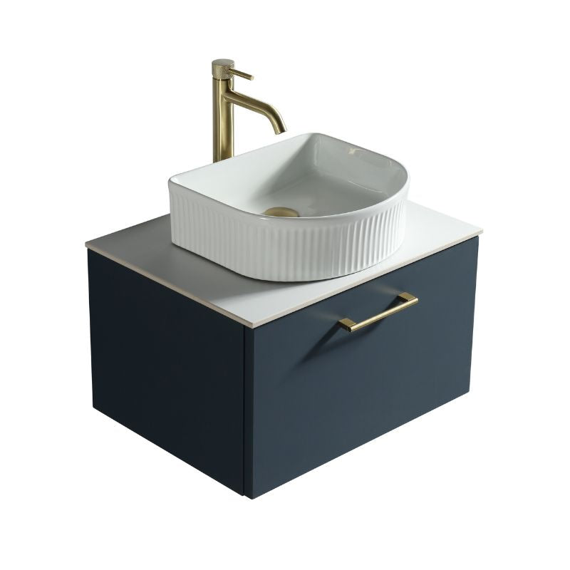 TB Piatta 600mm Wall Hung Vanity w. Sintered Stone Counter Top