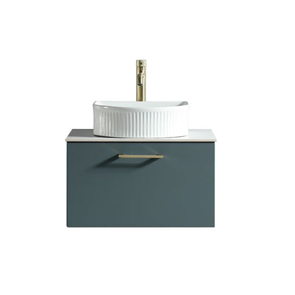 TB Piatta 600mm Wall Hung Vanity w. Sintered Stone Counter Top