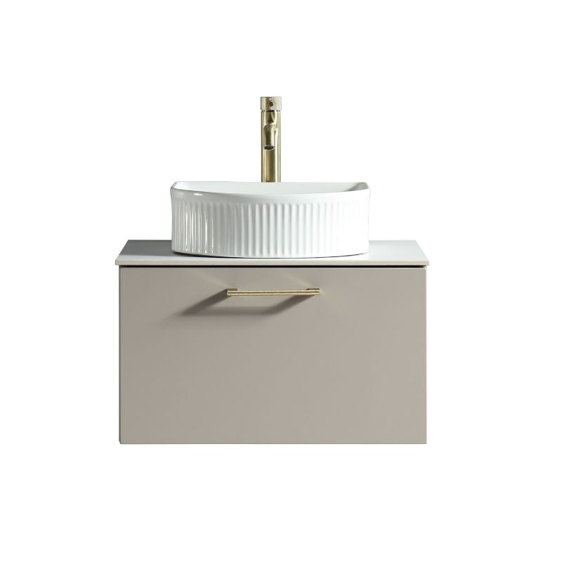 TB Piatta 600mm Wall Hung Vanity w. Sintered Stone Counter Top