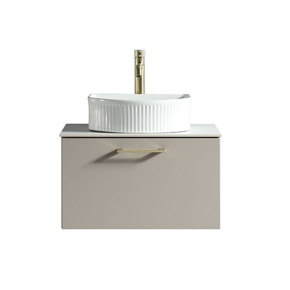 TB Piatta 600mm Wall Hung Vanity w. Sintered Stone Counter Top