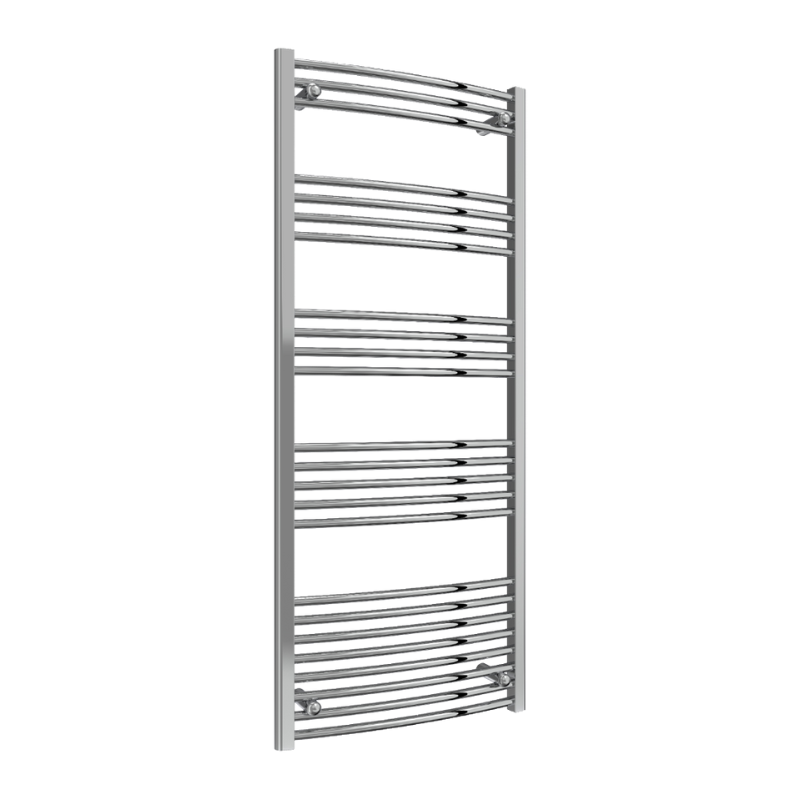 Reina Capo Curved Electric Mild Steel Towel Rail