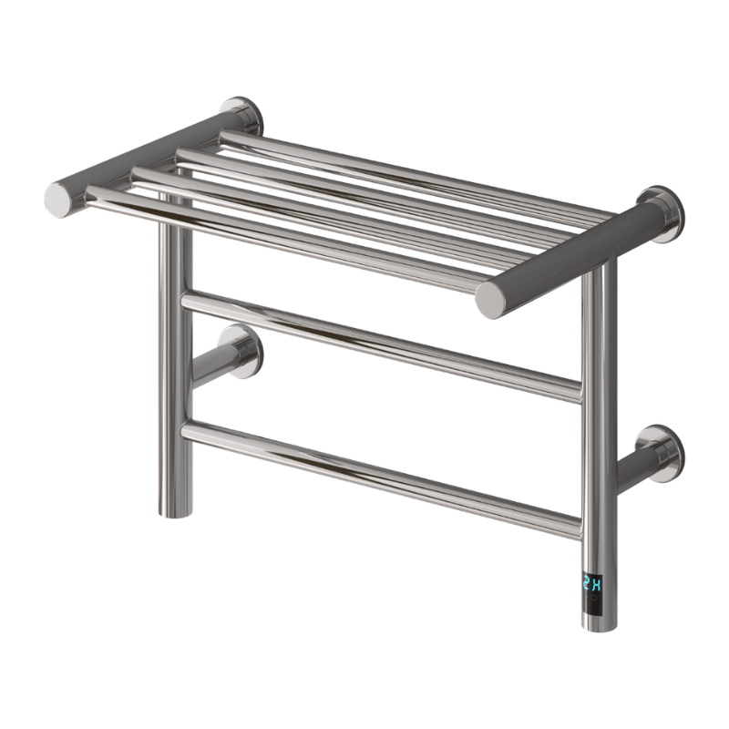 Reina Maira Dry Electric Heated Towel Rail with Shelf Rail 