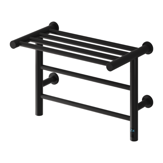 Reina Maira Dry Electric Heated Towel Rail with Shelf Rail 