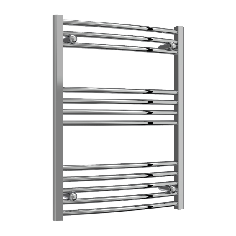 Reina Capo Curved Chrome Towel Rails