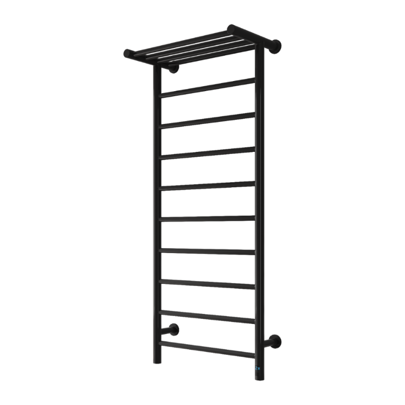 Reina Maira Dry Electric Heated Towel Rail with Shelf Rail 