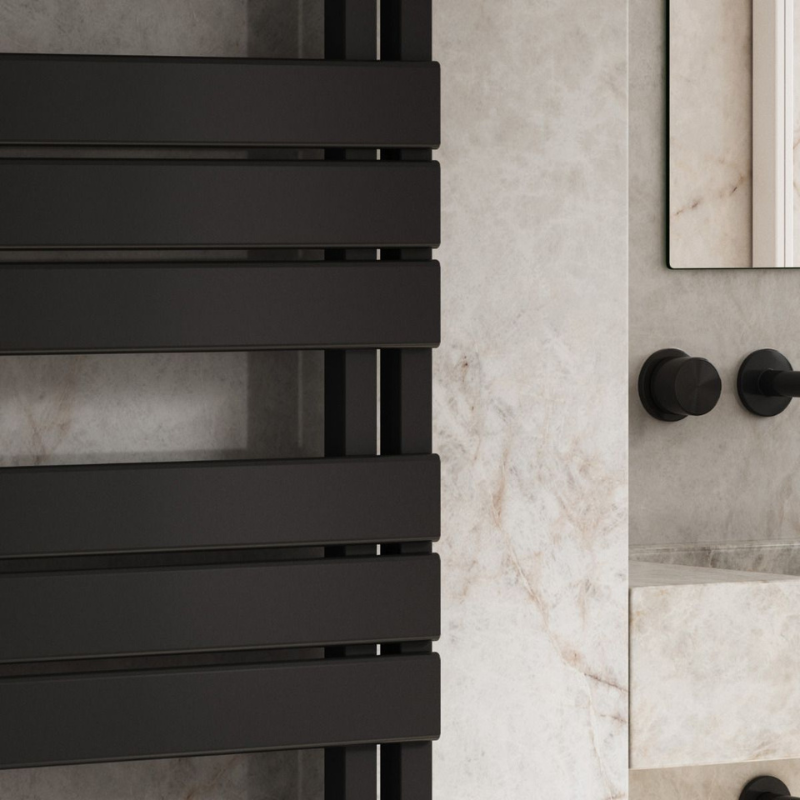 Reina Pettino Modern Offset Ladder Towel Radiator Rails