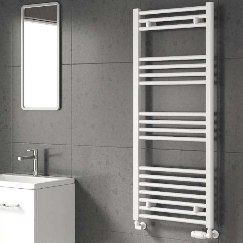 Reina Capo Flat Mild Steel Towel Rail