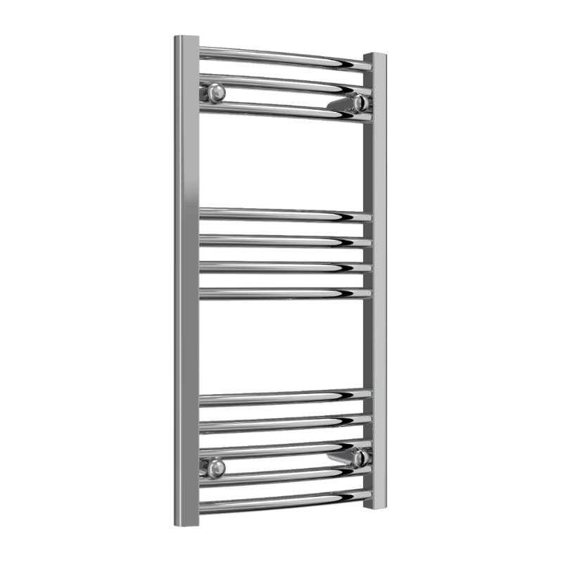 Reina Capo Curved Chrome Towel Rails