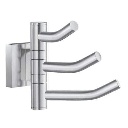 Smedbo HOUSE Triple Swing Arm Hook Brass Wall Hook