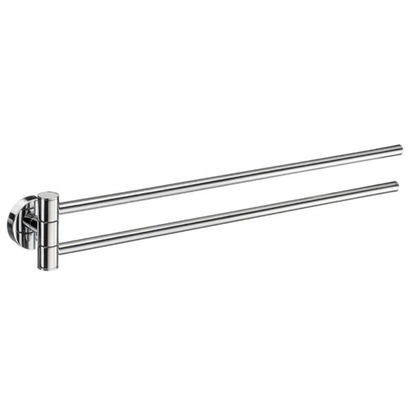 Smedbo HOME Sturdy Brass Swivelling Swing Arm Towel Rail 