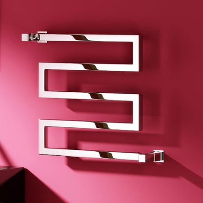 Reina Serpe S-Shaped Designer Towel Radiator Rail