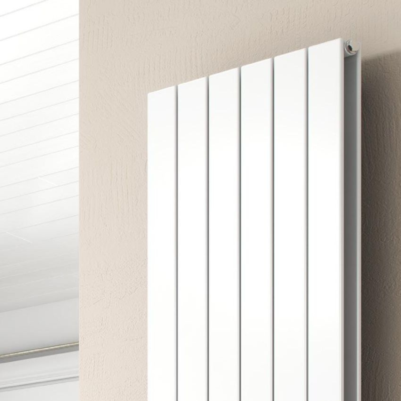 Reina Flat Vertical Radiator Contemporary Steel Design