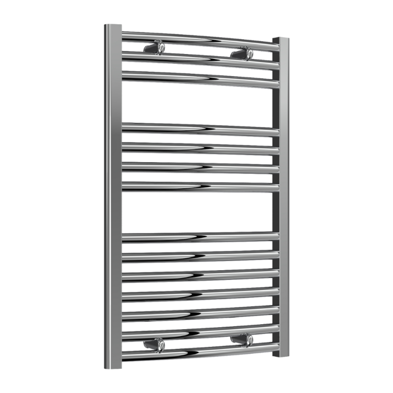 Reina Diva Curved Chrome Towel Rails
