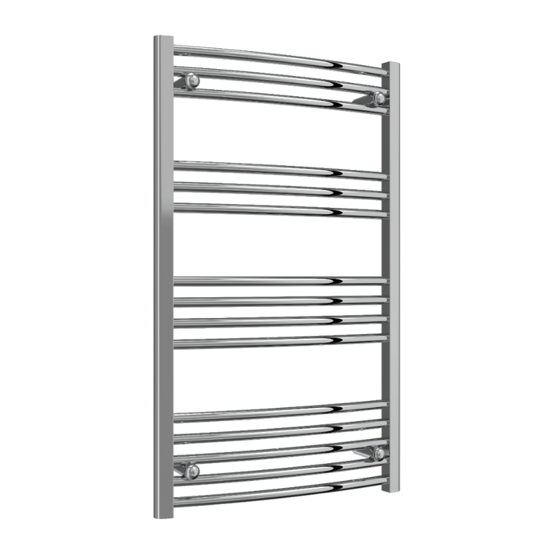 Reina Capo Curved Chrome Towel Rails