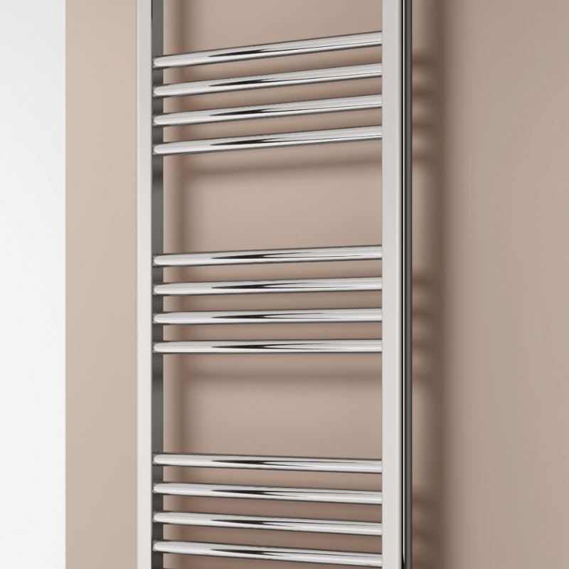Reina Capo Curved Electric Mild Steel Towel Rail