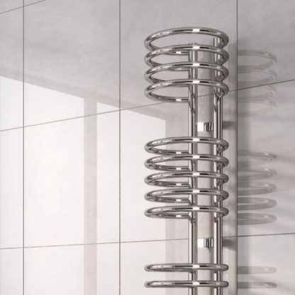 Reina Claro Vertical Tube Towel Rails