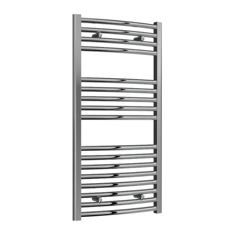Reina Diva Curved Chrome Towel Rails