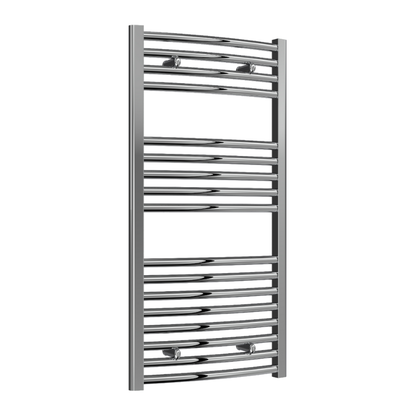Reina Diva Curved Chrome Towel Rails