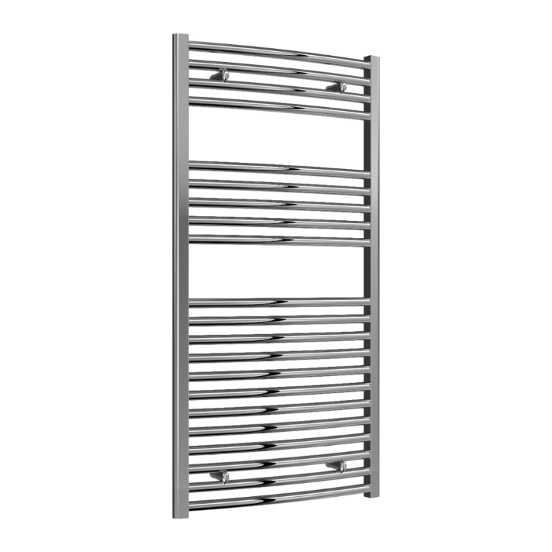 Reina Diva Curved Chrome Towel Rails