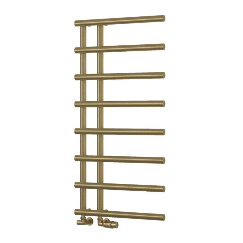 Reina Matera Modern Offset Ladder Towel Radiator Rails
