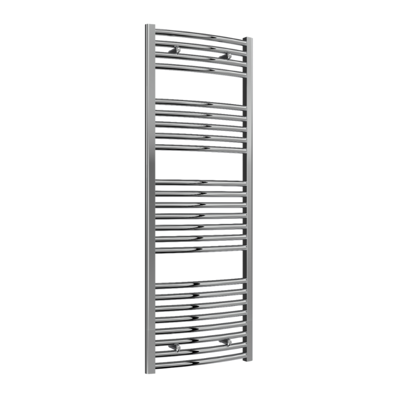 Reina Diva Curved Chrome Towel Rails