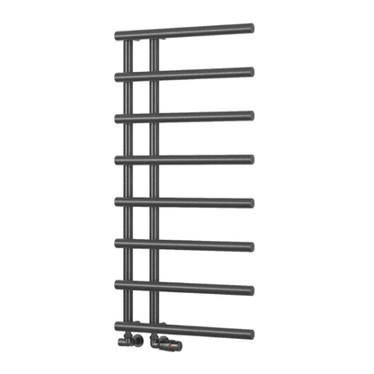 Reina Matera Modern Offset Ladder Towel Radiator Rails