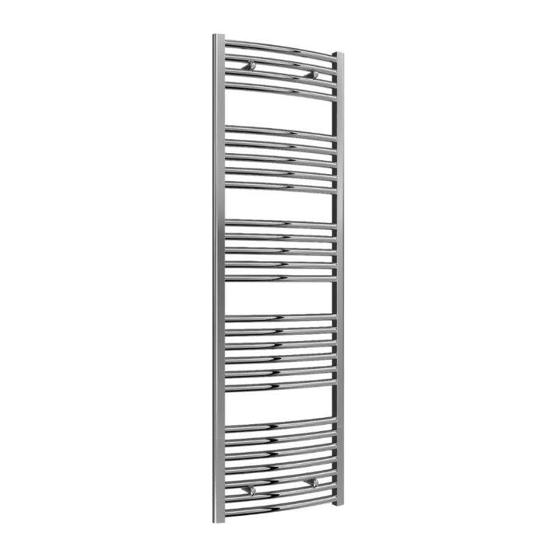 Reina Diva Curved Chrome Towel Rails