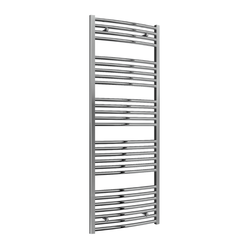 Reina Diva Curved Chrome Towel Rails