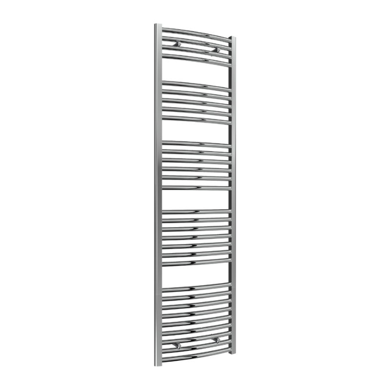 Reina Diva Curved Chrome Towel Rails