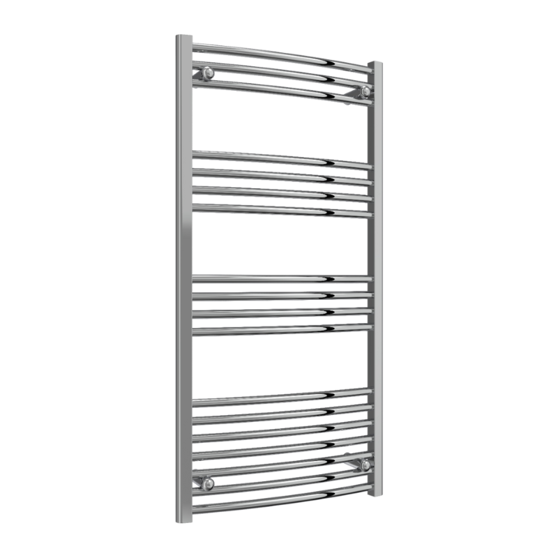 Reina Capo Curved Chrome Towel Rails